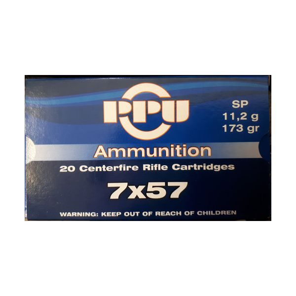 Karabinski metak PPU 7x57 11,20g/173gr