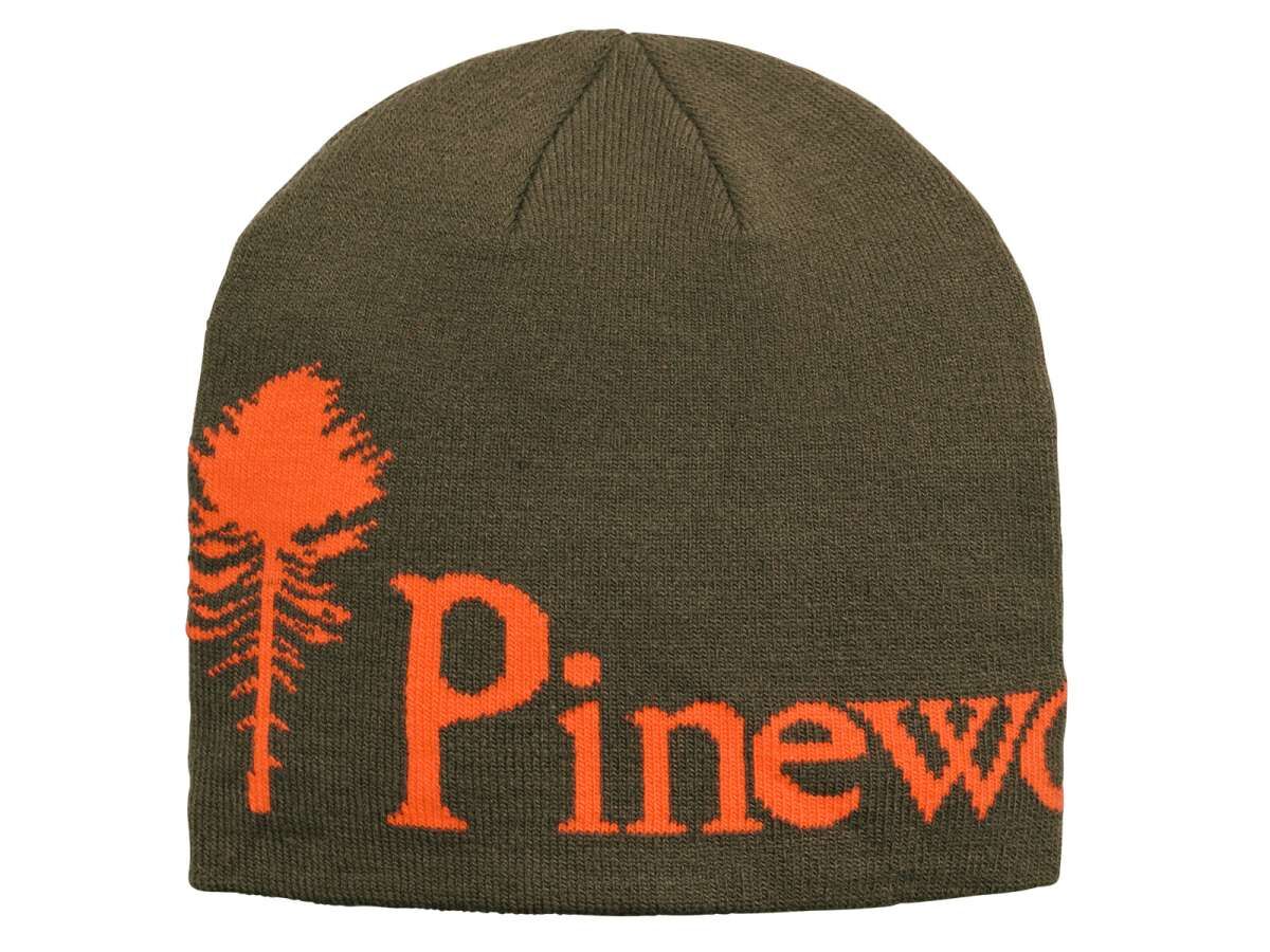 Pinewood kapa zelena/naranđžasta Logo beanie